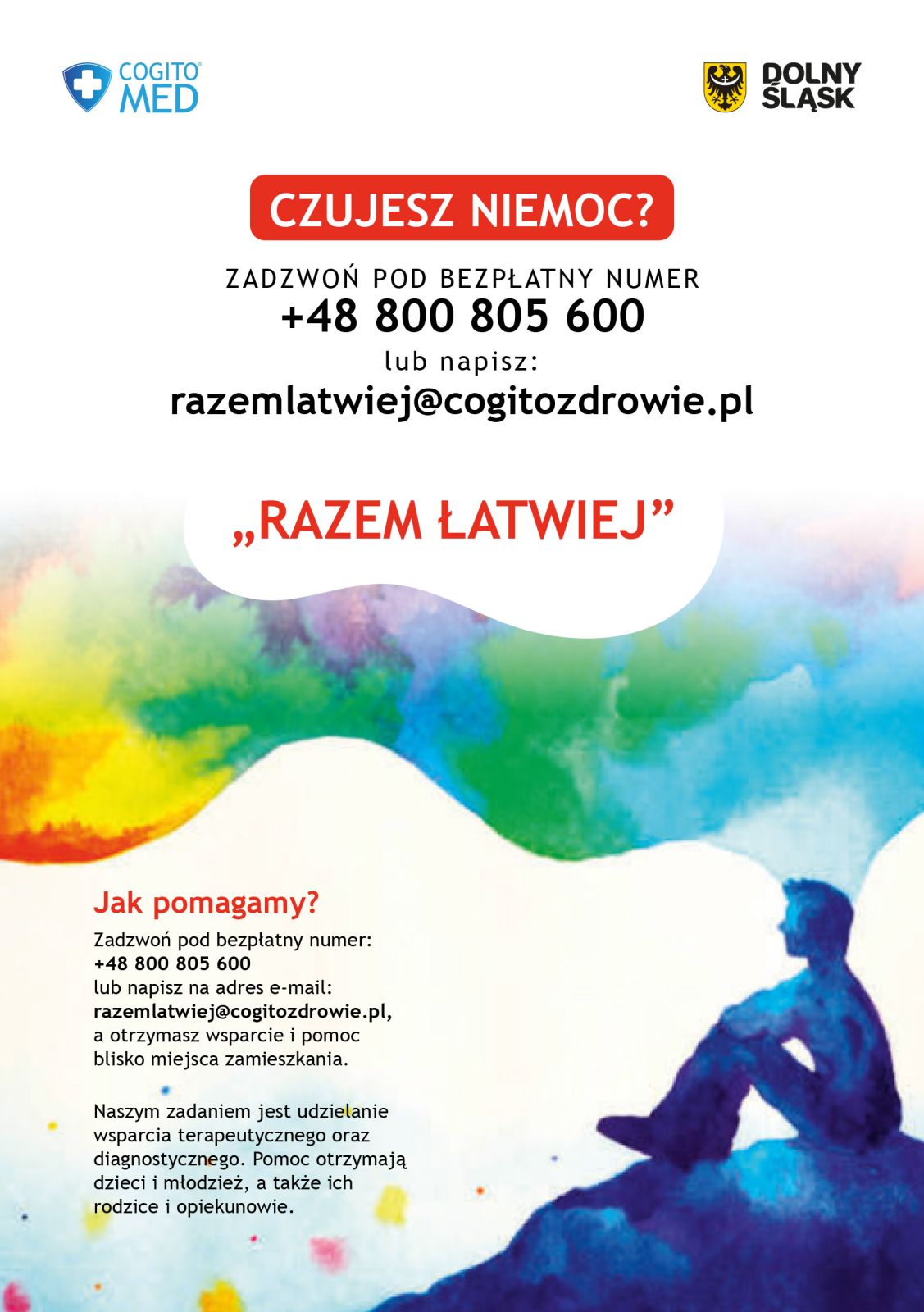 Ulotka "Razem łatwiej"